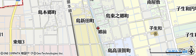 愛知県稲沢市島町（上農間）周辺の地図