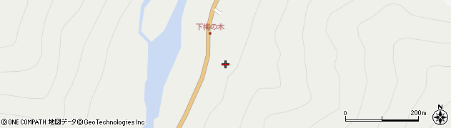 滋賀県大津市葛川梅ノ木町166周辺の地図