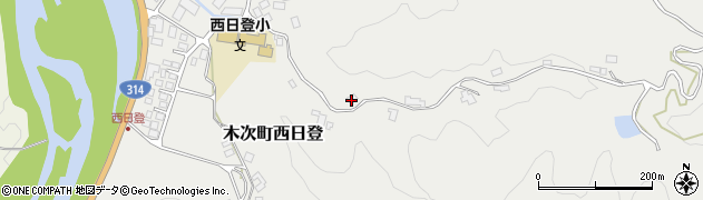 島根県雲南市木次町西日登877周辺の地図