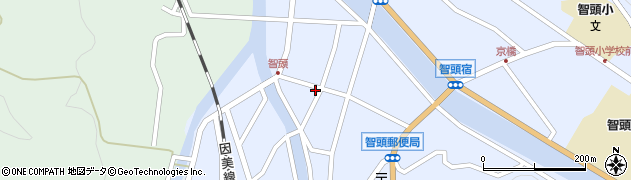 鳥取県智頭町（八頭郡）智頭（河原町）周辺の地図