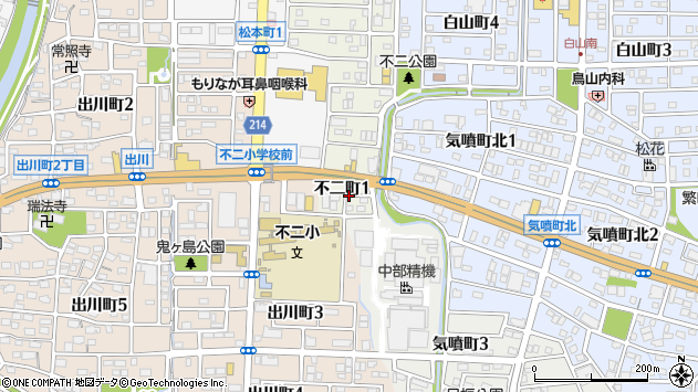 〒487-0026 愛知県春日井市不二町の地図