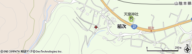 京都府京丹波町（船井郡）稲次（井根ノ上）周辺の地図