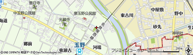 愛知県一宮市玉野南野方12周辺の地図