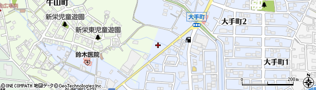 愛知県春日井市大手町1342周辺の地図