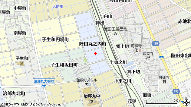 〒492-8041 愛知県稲沢市陸田丸之内町の地図
