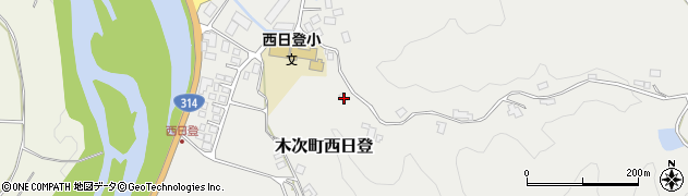 島根県雲南市木次町西日登982周辺の地図