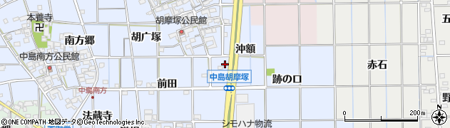 愛知県一宮市萩原町中島沖額周辺の地図