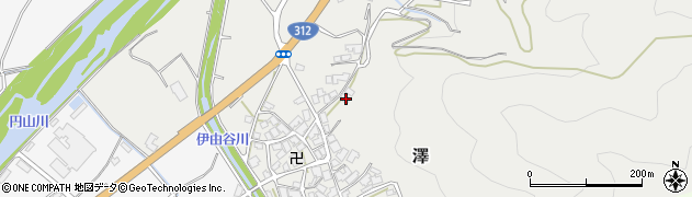 兵庫県朝来市澤396周辺の地図