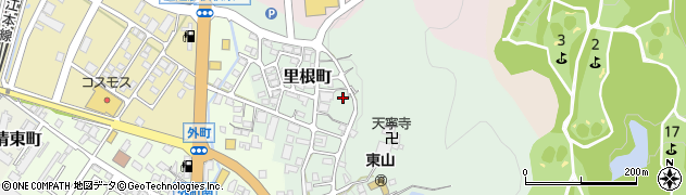 滋賀県彦根市里根町164周辺の地図