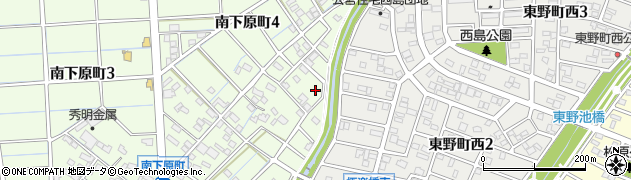 八田川周辺の地図