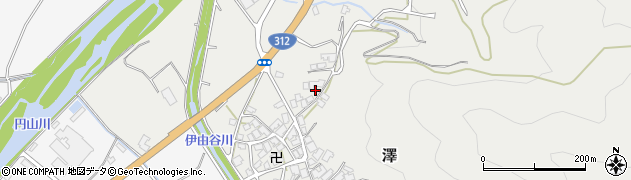 兵庫県朝来市澤414周辺の地図
