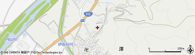 兵庫県朝来市澤416周辺の地図