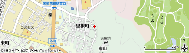 滋賀県彦根市里根町158周辺の地図