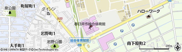 春日井市総合体育館周辺の地図