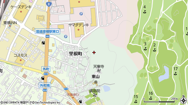 〒522-0022 滋賀県彦根市里根町の地図