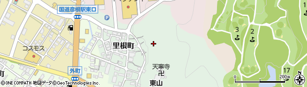 滋賀県彦根市里根町周辺の地図
