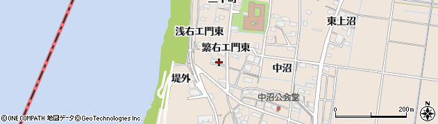 愛知県稲沢市祖父江町祖父江繁右エ門東182周辺の地図