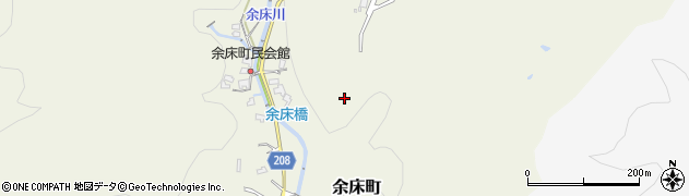 愛知県瀬戸市余床町周辺の地図