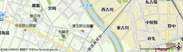 愛知県一宮市玉野北野方16周辺の地図