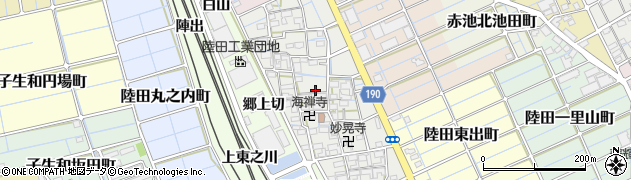 愛知県稲沢市陸田本町周辺の地図
