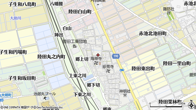 〒492-8036 愛知県稲沢市陸田本町の地図