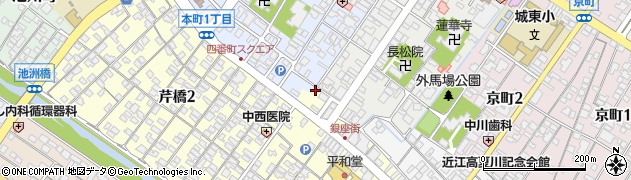 矢田洋品店周辺の地図