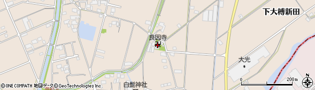 岐阜県安八郡輪之内町下大榑新田12267周辺の地図