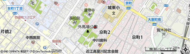 大館古美術店周辺の地図