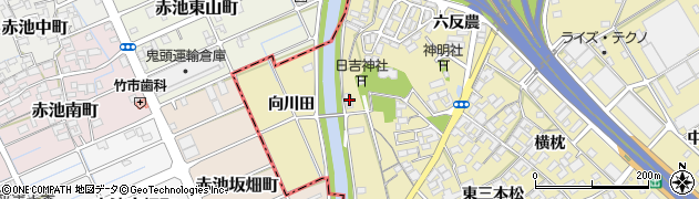 愛知県一宮市丹陽町九日市場宮浦1421周辺の地図