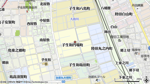 〒492-8105 愛知県稲沢市子生和円場町の地図