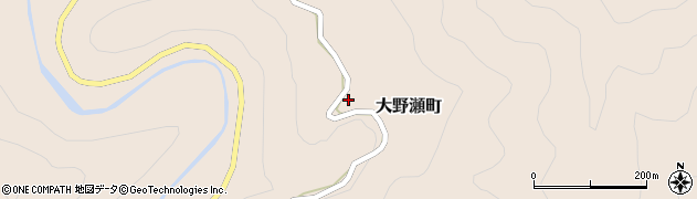 愛知県豊田市大野瀬町下貝戸周辺の地図