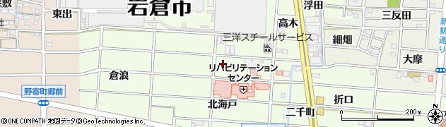 愛知県岩倉市川井町（シメノ）周辺の地図