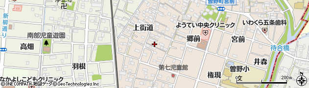 愛知県岩倉市曽野町上街道518周辺の地図