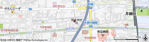 宮本公民館周辺の地図