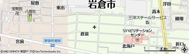 愛知県岩倉市川井町東揚周辺の地図