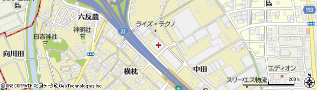 愛知県一宮市丹陽町九日市場（上田）周辺の地図