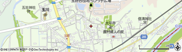 愛知県春日井市玉野町周辺の地図