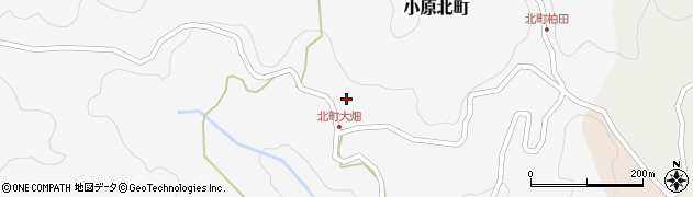 愛知県豊田市小原北町256周辺の地図