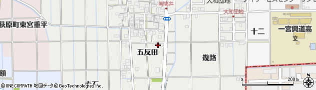 愛知県一宮市大和町南高井五反田80周辺の地図