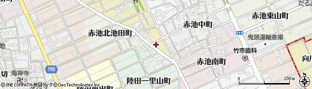 愛知県稲沢市赤池宮西町102周辺の地図