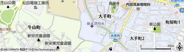 愛知県春日井市大手町1538周辺の地図