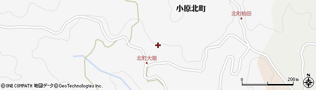 愛知県豊田市小原北町158周辺の地図