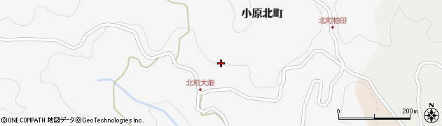 愛知県豊田市小原北町160周辺の地図