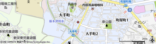 岐阜信用金庫春日井支店周辺の地図