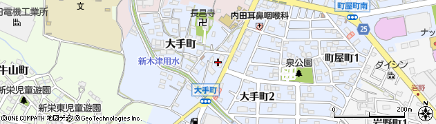 岐阜信用金庫　ぎふしんマネーコンサルティングセンター周辺の地図