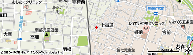 愛知県岩倉市曽野町上街道12周辺の地図