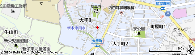 愛知県春日井市大手町85周辺の地図