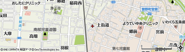愛知県岩倉市曽野町上街道13周辺の地図