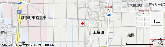 愛知県一宮市大和町南高井（赤石）周辺の地図