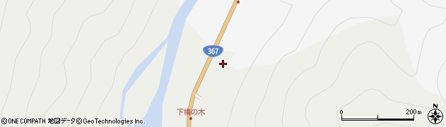 滋賀県大津市葛川梅ノ木町208周辺の地図